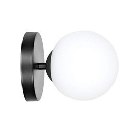 Lampa ścienna HALLDOR K1 BLACK czarny (1024/K1) - Emibig