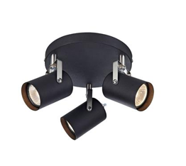 Plafon 106422 Markslojd Czarny/Stal KEY