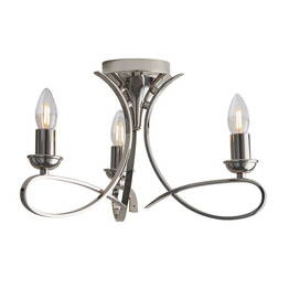 Lampa sufitowa Interiors Penn 3 Polerowany Nikiel CA7P3N