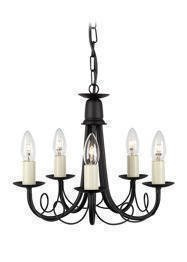Żyrandol Elstead MINSTER MN5 BLK