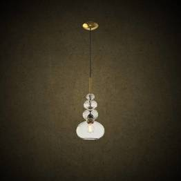 Lampa Wisząca Vintage DUCALE 6L DOWN crystal