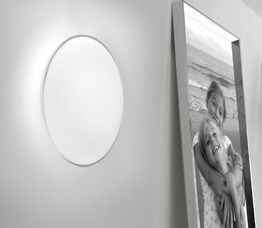 AURORA PP 40 Lamap Sufitowa 40 cm biały/chrom Vistosi