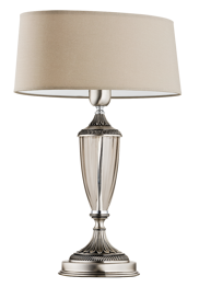 Kutek Monza MON-LG-1(N/A)Nikiel Ekskluzywna lampka stołowa