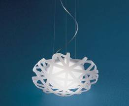 X-RAY S 35 Włoska Oprawa Wisząca Leucos białą