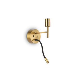 Oprawa Ścienna Ideal Lux Set Up Map2 Ottone 259857