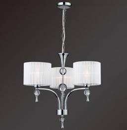 Lampa Wisząca AZZARDO IMPRESS 3 biała