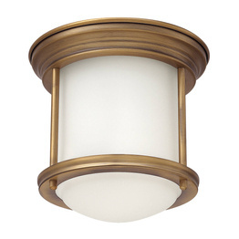 Hadrian Elstead Lighting QN-HADRIAN-MINI-F-BR-OPAL Plafon