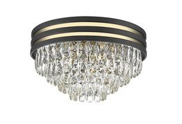 Plafoniera Czarno Złota Zuma Line Naica C0525-05A-P7D7