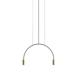 Zwis Nowoczesny Estiluz Volta T-3535-Czarno Złoty