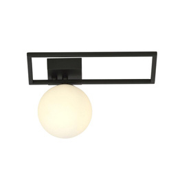 Lampa sufitowa IMAGO 1D BLACK/OPAL czarny (1130/1D) - Emibig