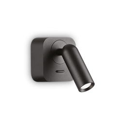 Lampa Ścienna Ideal Lux Bean Ap Square Nero 260655