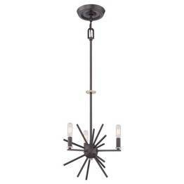Carnegie QZ/CARNEGIE3 Lampa wisząca Elstead Lighting