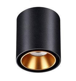 Spot Ledowy Dann Lux Design JERO BK/GD10 DLD5232 Czarno Złoty