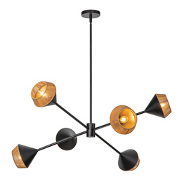 Żyrandol Elstead Lighting ALM-DAPHNE6-MB