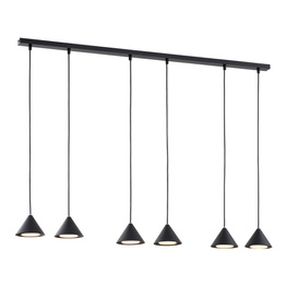 Lampa Wisząca Emibig Elit 6 Black (1330/6)