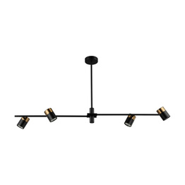 Lampa wisząca Italux Elice PND-58892-4-BK-BRO