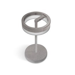 Pujol Circular PS-203 Lampka stolikowa LED w kolorze niklowym