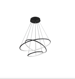 Orion Black 509 Lampa Sufitowa Milagro