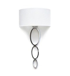 Berella Light Alia Kinkiet z białym abażurem BL0303