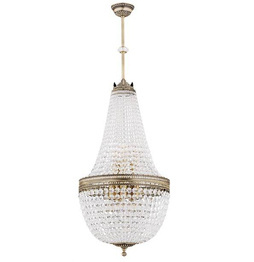 Kutek Arezzo ARE-PL-8(P)400 Ptyna Zwis z kryształami