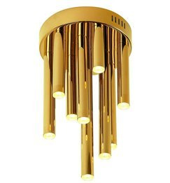 Plafon Ledowy Złoty Maxlight Organic C0197D