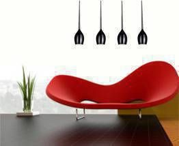 Izza 4 AZ0100 Shiny Black Lampa Wisząca Azzardo