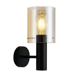 Oprawa Ścienna Italux Sardo Wl-5581-1A-Bk+Amb