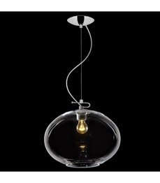 Ramko Donut Żyrandol klosz szklany transparentny