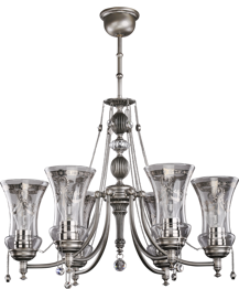 Kutek Nico NIC-ZW-6(N) Nikiel Zwis z kryształkami Swarovskiego