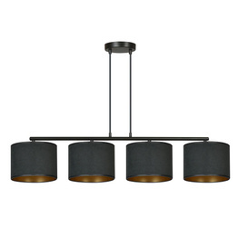 Wisząca lampa HILDE 4 BL BLACK czarny (1054/4) - Emibig