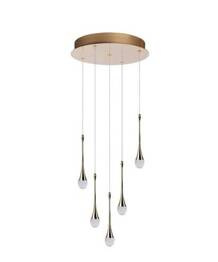 Azzardo Dalma 5 Nowoczesny Zwis Złoty AZ6008