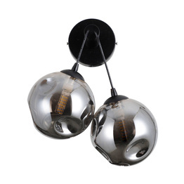 Lampa ścienna Italux WL-54456-2A-BK-SMG Perlos