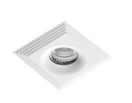 Luciano S  biały NC1760SQ-WH AZzardo Oprawa do zabudowy