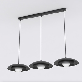 Lampa Wisząca Emibig Skin 3 Black (1603/3)