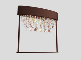 Ola TL2 Lampa Stołowa Masiero brązowa