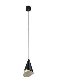 Lampa Wisząca Ledowa czarno-złota Dann Lux Ralto 1 DLD5325