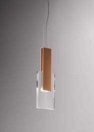 Fabbian Amullette nowoczesny Zwis LED w kolorze złotym F56 A11 79 3000K