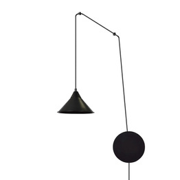 Wisząca lampa ABRAMO 1 BLACK czarny (160/1) - Emibig