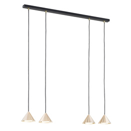 Lampa Wisząca Emibig Elit 4 Bl Gold (1329/4)