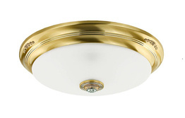 Plafoniera Kutek Bellagio BEL-PL-3(Z)CR Złota 60 cm