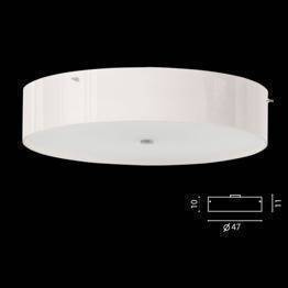 Lampa Sufitowa Ramko Lima kolor biały połysk