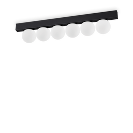 Plafon Ideal Lux Ping Pong Pl6 Nero 313290