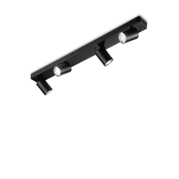 Lampa Sufitowa Ideal Lux Rudy Pl4 Round Nero 229072