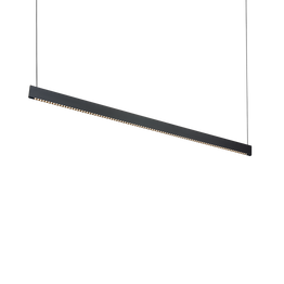 Lampa Wisząca Ideal Lux Steel Slim Wide 1200 Mm 3000k Bk 348384