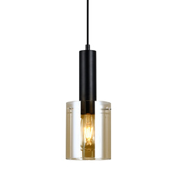 Lampa Wisząca Italux Sardo Pnd-5581-1-Bk+Amb