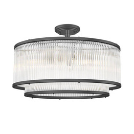 Lampa sufitowa Zuma Line Sergio C0528-06H-P7AC w kolorze czarnym