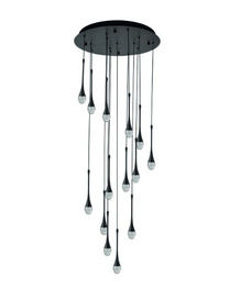 Azzardo Dalma 14 Nowoczesny Zwis Czarny AZ6011