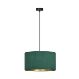 Wisząca lampa HILDE 1 BL GREEN czarny (1051/1) - Emibig