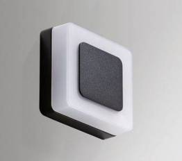 Azzardo Enok Square Lampa ścienna AZ4461 Czarna