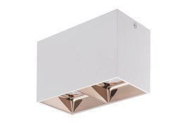 Spot Podwójny Berella Light Piri 2 WH+GD BL5166 Biało Złoty